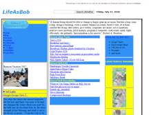 Tablet Screenshot of lifeasbob.com